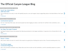 Tablet Screenshot of canyonleague.blogspot.com