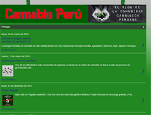 Tablet Screenshot of cannabisperu.blogspot.com
