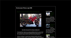 Desktop Screenshot of kawasaki-ninja250rr.blogspot.com