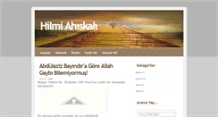 Desktop Screenshot of hilmiahiskali.blogspot.com