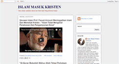 Desktop Screenshot of islam-masukkristen.blogspot.com