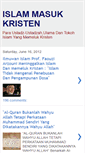 Mobile Screenshot of islam-masukkristen.blogspot.com