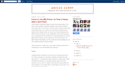 Desktop Screenshot of amicuscurry.blogspot.com