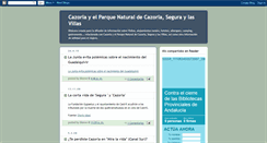 Desktop Screenshot of cazorla.blogspot.com