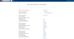 Desktop Screenshot of nourishinghymns.blogspot.com