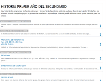 Tablet Screenshot of chistoriaprimero.blogspot.com