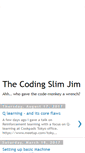 Mobile Screenshot of code-slim-jim.blogspot.com