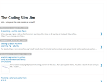 Tablet Screenshot of code-slim-jim.blogspot.com