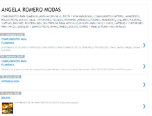 Tablet Screenshot of angelaromeromodas.blogspot.com