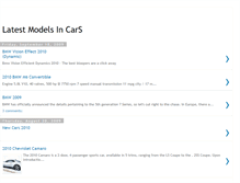 Tablet Screenshot of latestmodelsincars.blogspot.com