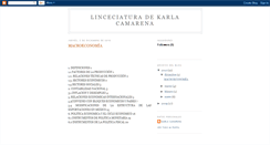 Desktop Screenshot of licenciaturadekarlacamarena.blogspot.com