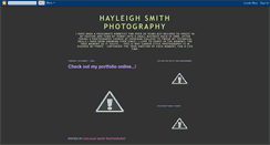 Desktop Screenshot of hayleighsmithphotography.blogspot.com