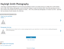 Tablet Screenshot of hayleighsmithphotography.blogspot.com