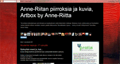 Desktop Screenshot of anne-riitta.blogspot.com