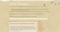 Desktop Screenshot of cvcctransfers.blogspot.com