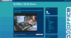 Desktop Screenshot of dj-office.blogspot.com