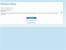 Tablet Screenshot of klenilsonbikes.blogspot.com