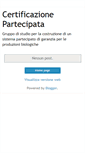 Mobile Screenshot of certificazionepartecipata.blogspot.com