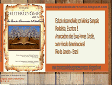 Tablet Screenshot of exegesededeuteronomio.blogspot.com