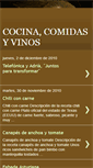 Mobile Screenshot of cocinacomidasyvinos.blogspot.com