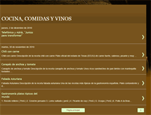 Tablet Screenshot of cocinacomidasyvinos.blogspot.com