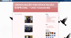 Desktop Screenshot of educacaoespecialturma1.blogspot.com
