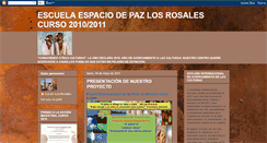 Desktop Screenshot of escuelaespaciodepazlosrosales1011.blogspot.com
