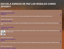 Tablet Screenshot of escuelaespaciodepazlosrosales1011.blogspot.com