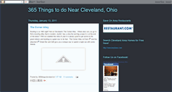 Desktop Screenshot of 365thingscleveland.blogspot.com