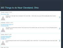 Tablet Screenshot of 365thingscleveland.blogspot.com