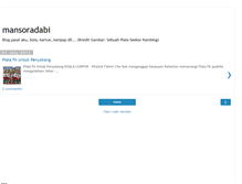 Tablet Screenshot of mansoradabi.blogspot.com