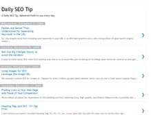 Tablet Screenshot of daily-seo-tip.blogspot.com