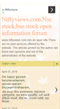 Mobile Screenshot of niftyviews.blogspot.com