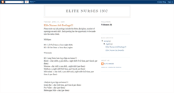 Desktop Screenshot of elitenursesinc.blogspot.com