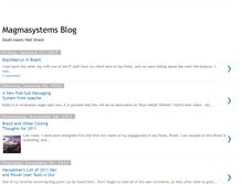 Tablet Screenshot of magmasystems.blogspot.com