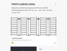 Tablet Screenshot of pintugarasiwina.blogspot.com