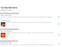 Tablet Screenshot of comida-boliviana.blogspot.com