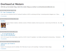 Tablet Screenshot of overheardatwestern.blogspot.com