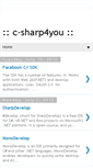 Mobile Screenshot of c-sharp4you.blogspot.com