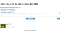 Tablet Screenshot of logicadelainvestigacionsocial.blogspot.com