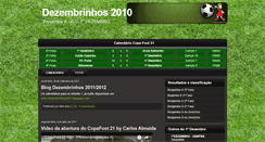Desktop Screenshot of dezembrinhos2010.blogspot.com