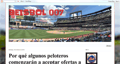 Desktop Screenshot of beisbol007.blogspot.com