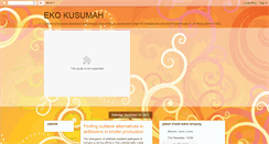 Desktop Screenshot of ekokusumah.blogspot.com