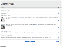 Tablet Screenshot of glamourosoz.blogspot.com