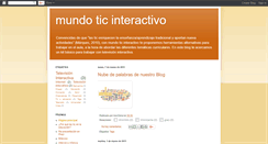 Desktop Screenshot of mundoticinteractivo.blogspot.com