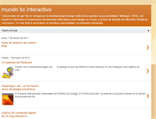 Tablet Screenshot of mundoticinteractivo.blogspot.com