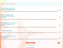 Tablet Screenshot of online-skincare.blogspot.com