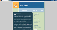 Desktop Screenshot of hallodublin.blogspot.com