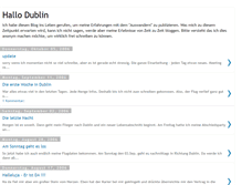 Tablet Screenshot of hallodublin.blogspot.com