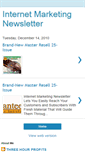 Mobile Screenshot of internetmarketingnewsletterhere.blogspot.com